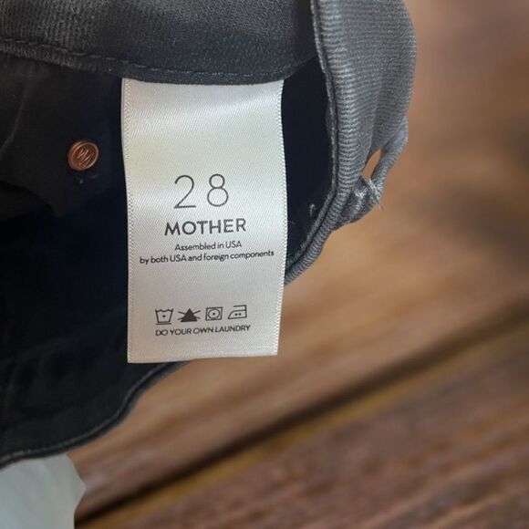 MOTHER Denim HW Looker Frey Guilty Party Racer 28 - Picture 7 of 8